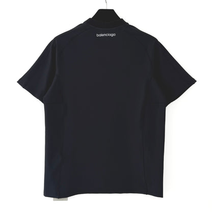 Balenciaga logo-print panelled T-shirt