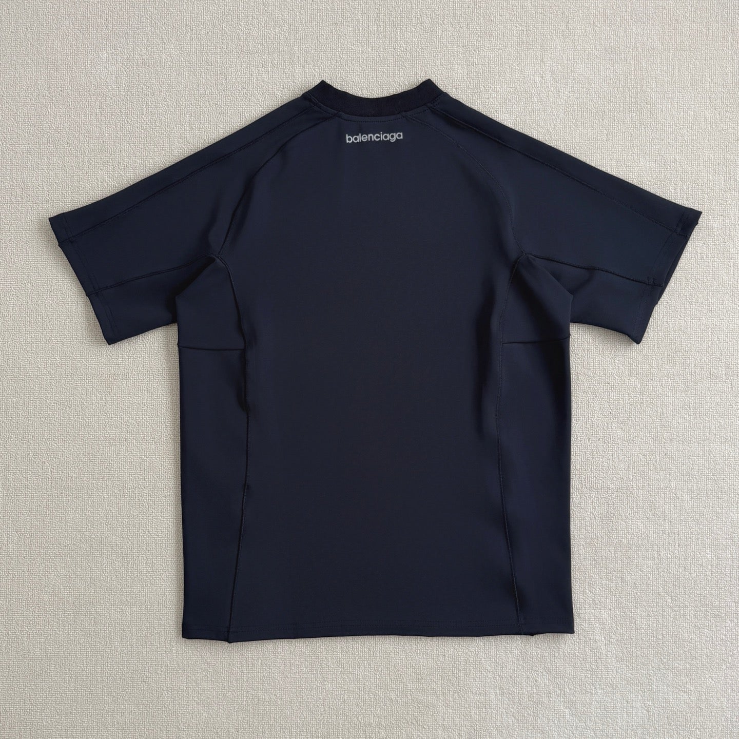 Balenciaga logo-print panelled T-shirt