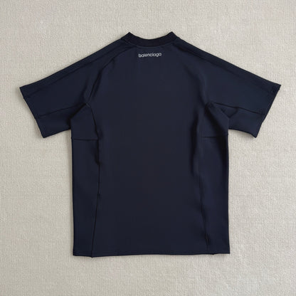 Balenciaga logo-print panelled T-shirt