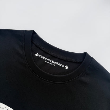 CHROME HEARTS horseshoe logo long-sleeved rugby style