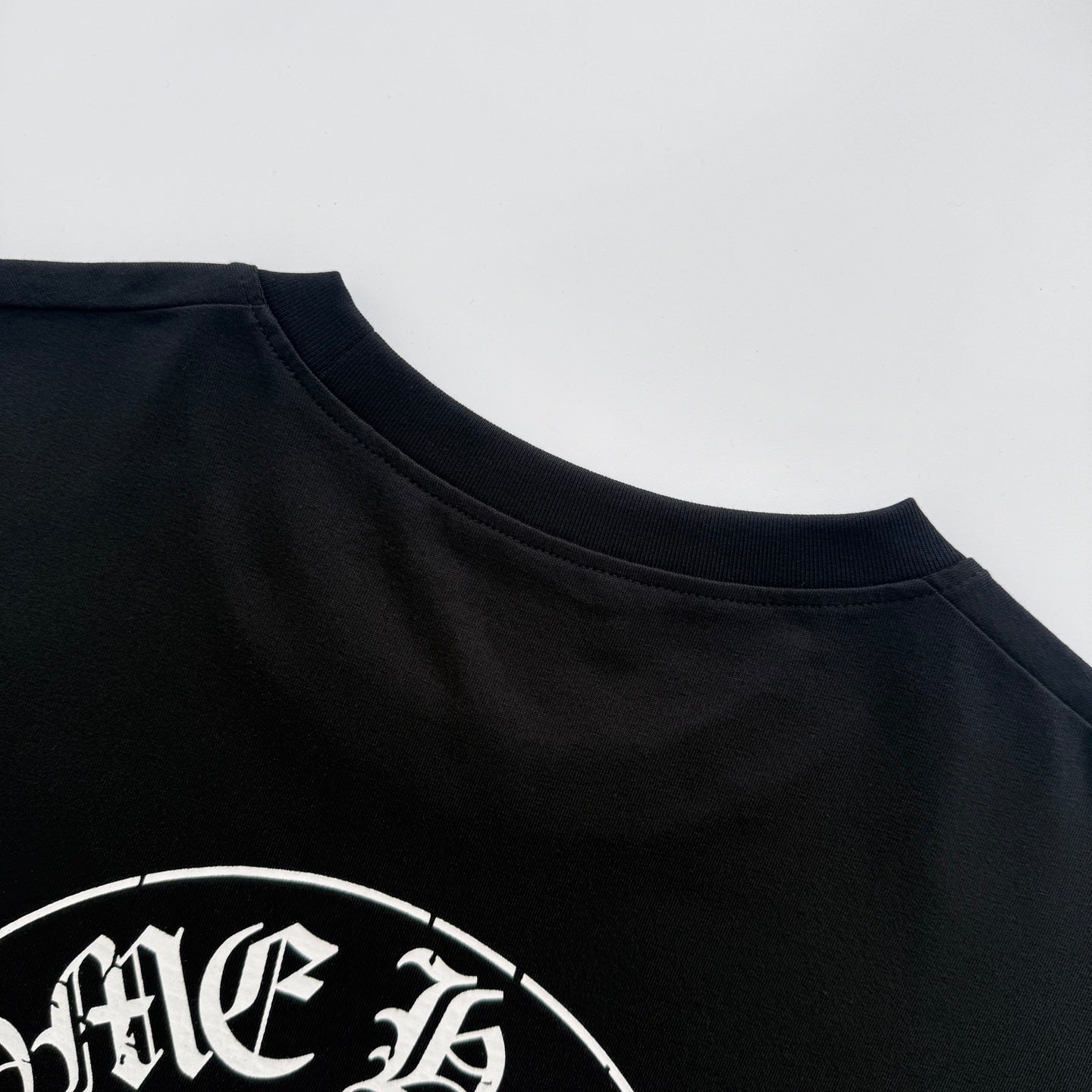 CHROME HEARTS horseshoe logo long-sleeved rugby style
