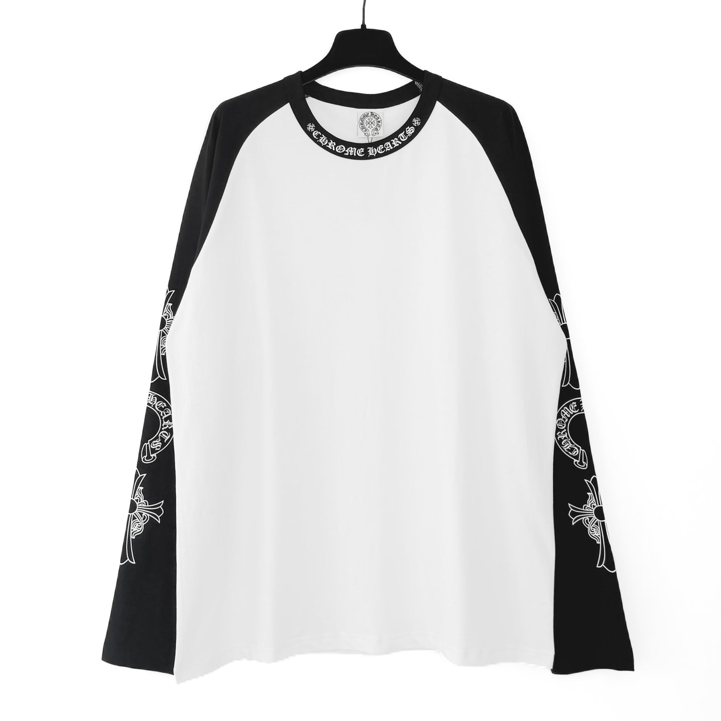 Chrome Hearts Baseball Colorblock Pattern T-Shirt
