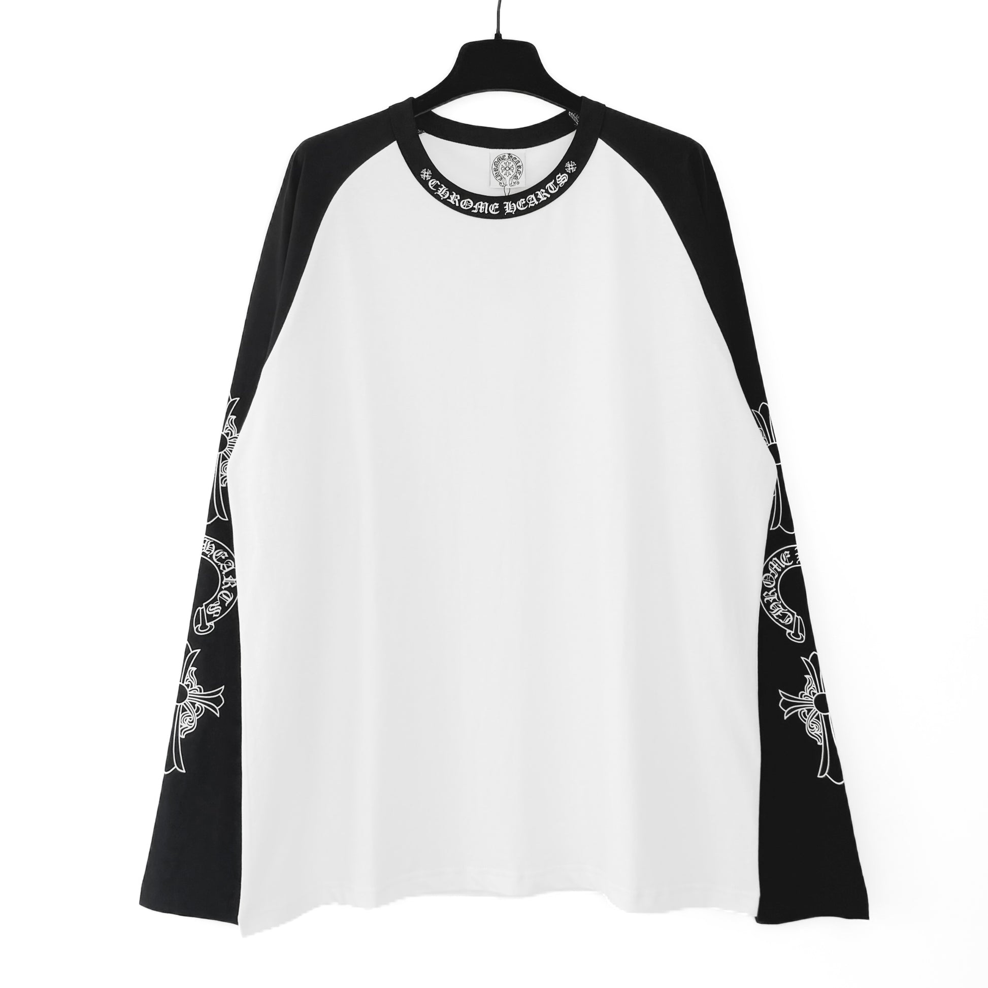 Chrome Hearts Baseball Colorblock Pattern T-Shirt