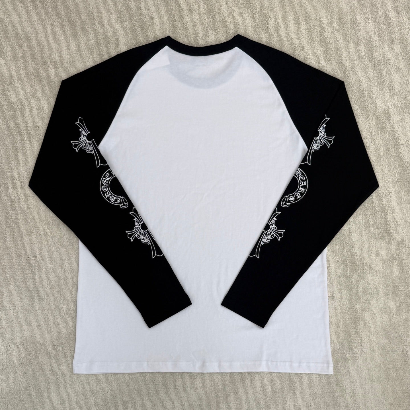 Chrome Hearts Baseball Colorblock Pattern T-Shirt