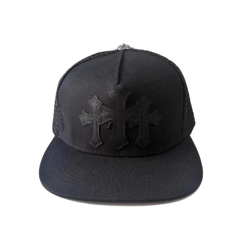 CHROME HEARTS Cemetery Trucker Hat Metal material (non-silver)