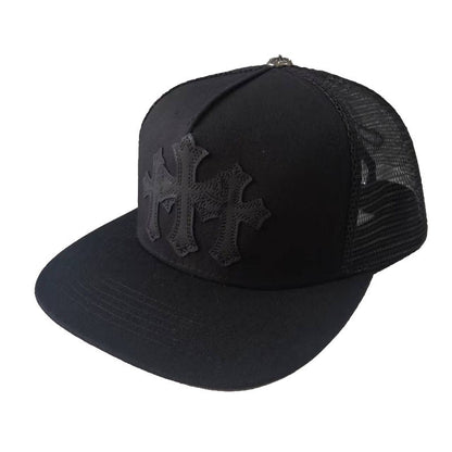 CHROME HEARTS Cemetery Trucker Hat Metal material (non-silver)