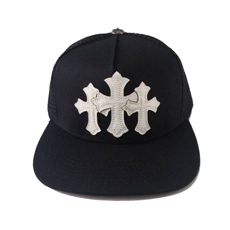 CHROME HEARTS Cemetery Trucker Hat Metal material (non-silver)