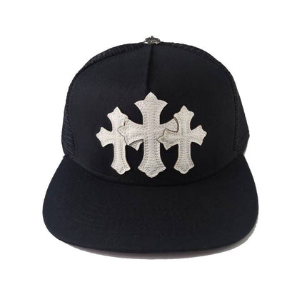 CHROME HEARTS Cemetery Trucker Hat Metal material (non-silver)