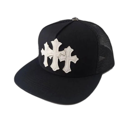 CHROME HEARTS Cemetery Trucker Hat Metal material (non-silver)