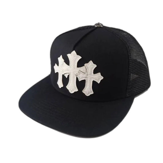 CHROME HEARTS Cemetery Trucker Hat Metal material (non-silver)