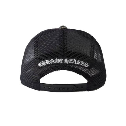 CHROME HEARTS Cemetery Trucker Hat Metal material (non-silver)