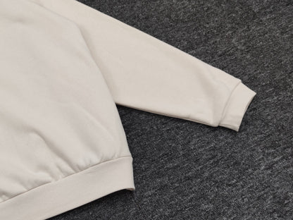 Fear Of God Essentials Fleece Shell White Hoodie