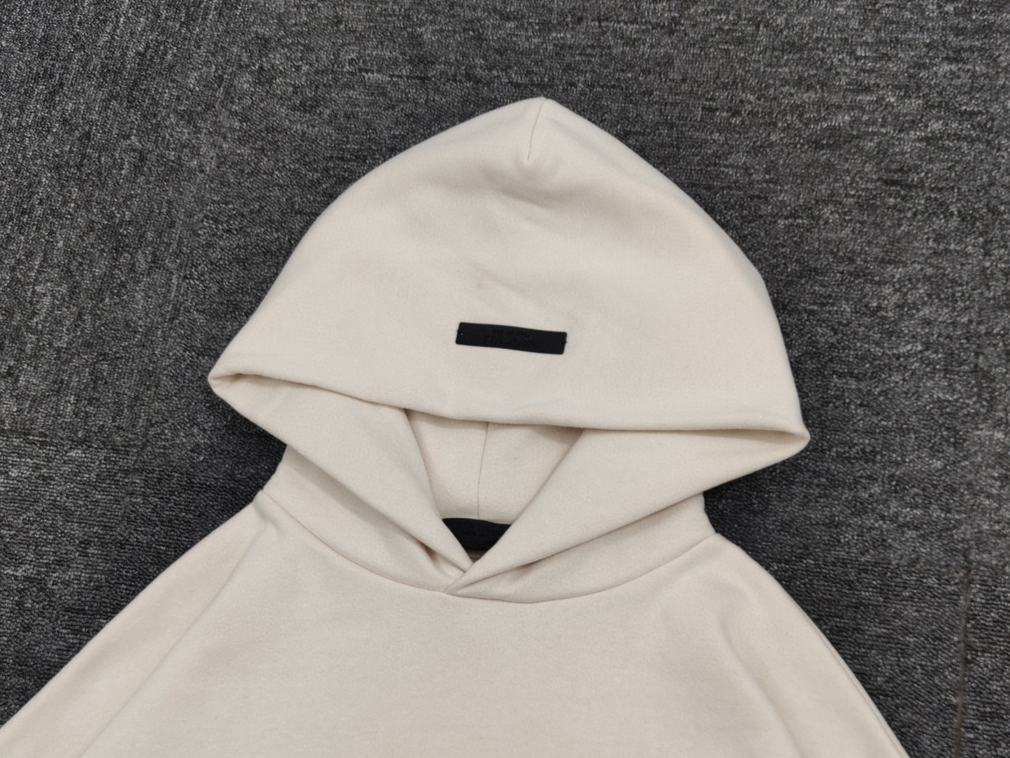 Fear Of God Essentials Fleece Shell White Hoodie