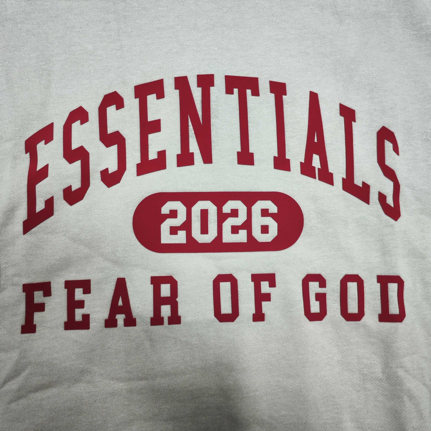 FEAR OF GOD ESSENTIALS logo print hoodie