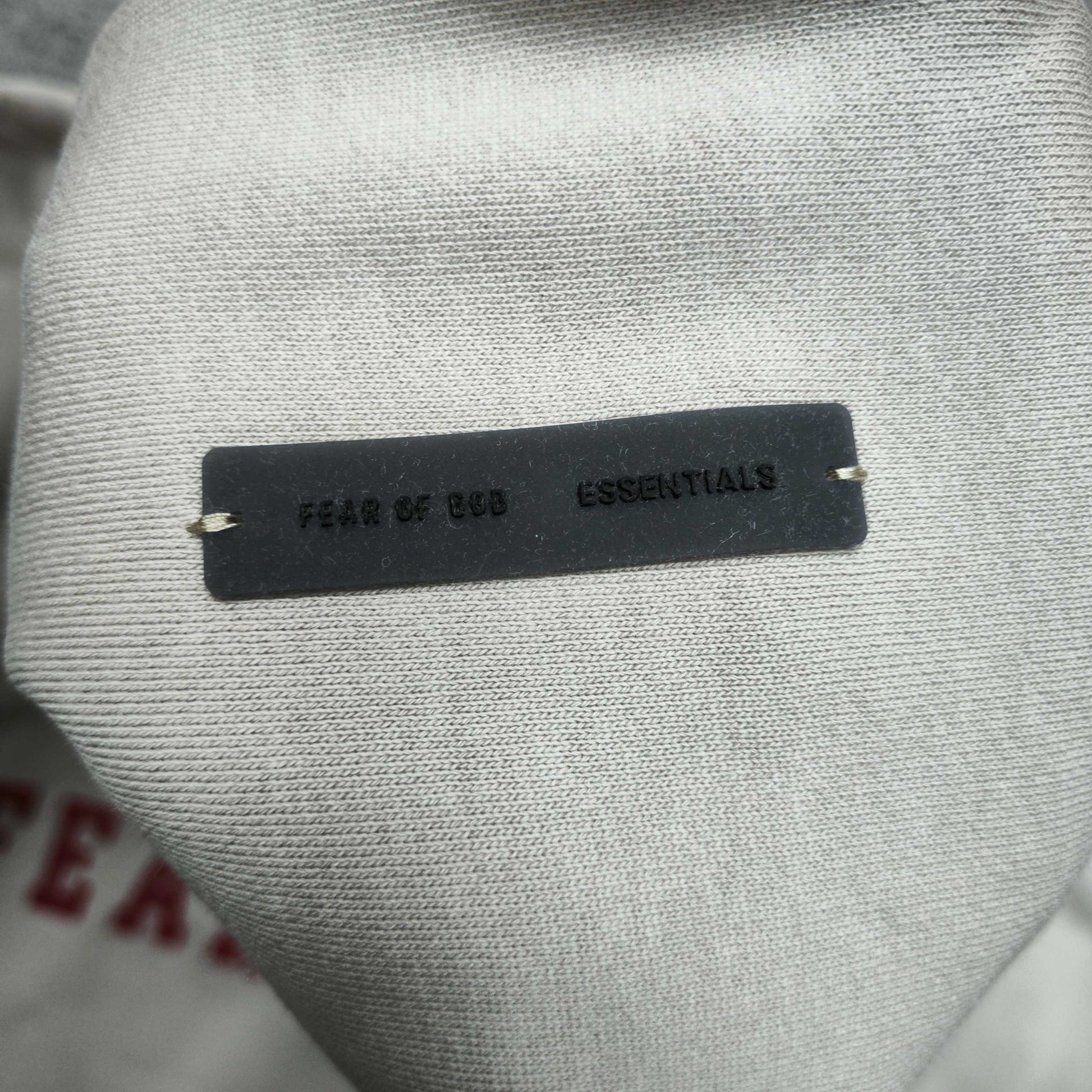 FEAR OF GOD ESSENTIALS logo print hoodie
