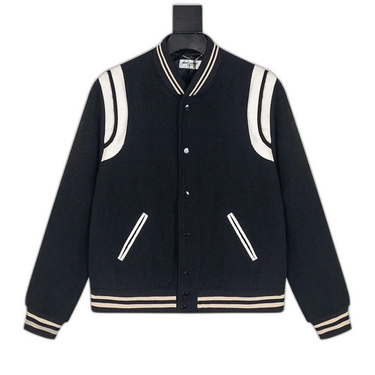 Saint Laurent Teddy Jacket (Black/Wool)