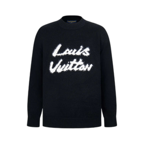 Louis Vuitton Printed Brushed Knit Pullover