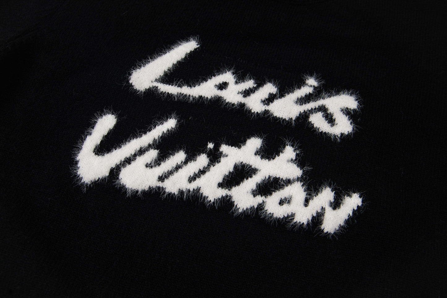 Louis Vuitton Printed Brushed Knit Pullover