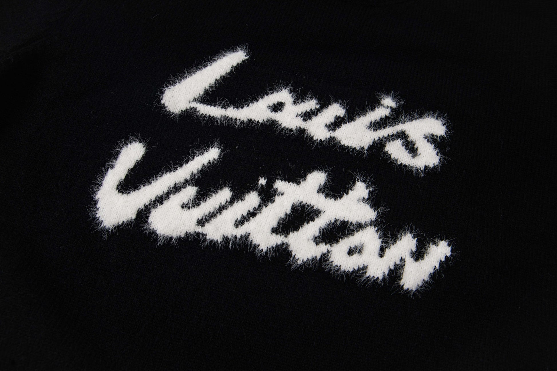 Louis Vuitton Printed Brushed Knit Pullover