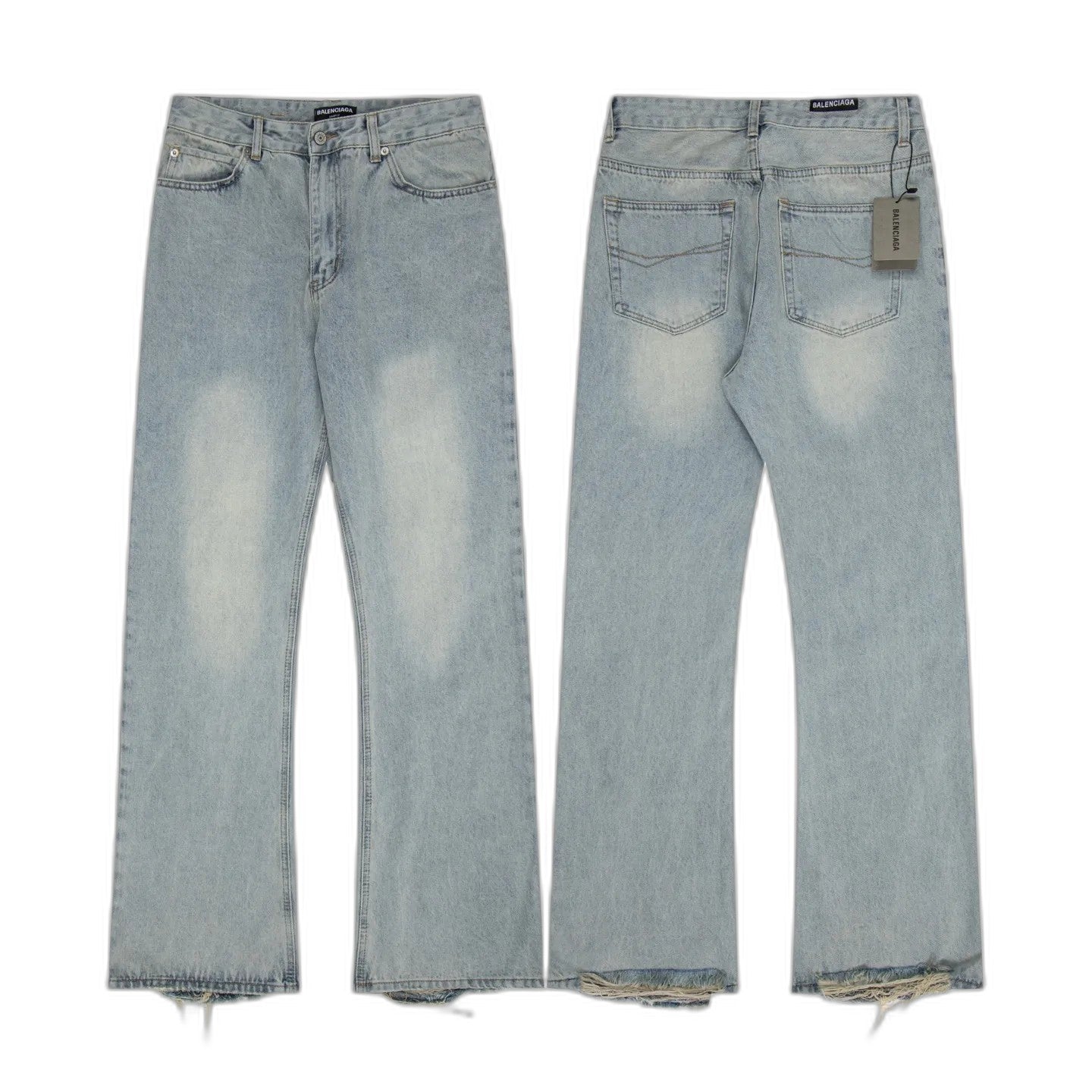 BALENCIAGA Women's Low Waist Straight Pants