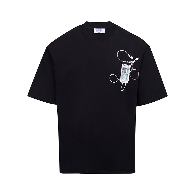 Off-White Short-Sleeve Tee 'Black/Grey'