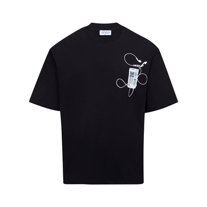 Off-White Short-Sleeve Tee 'Black/Grey'