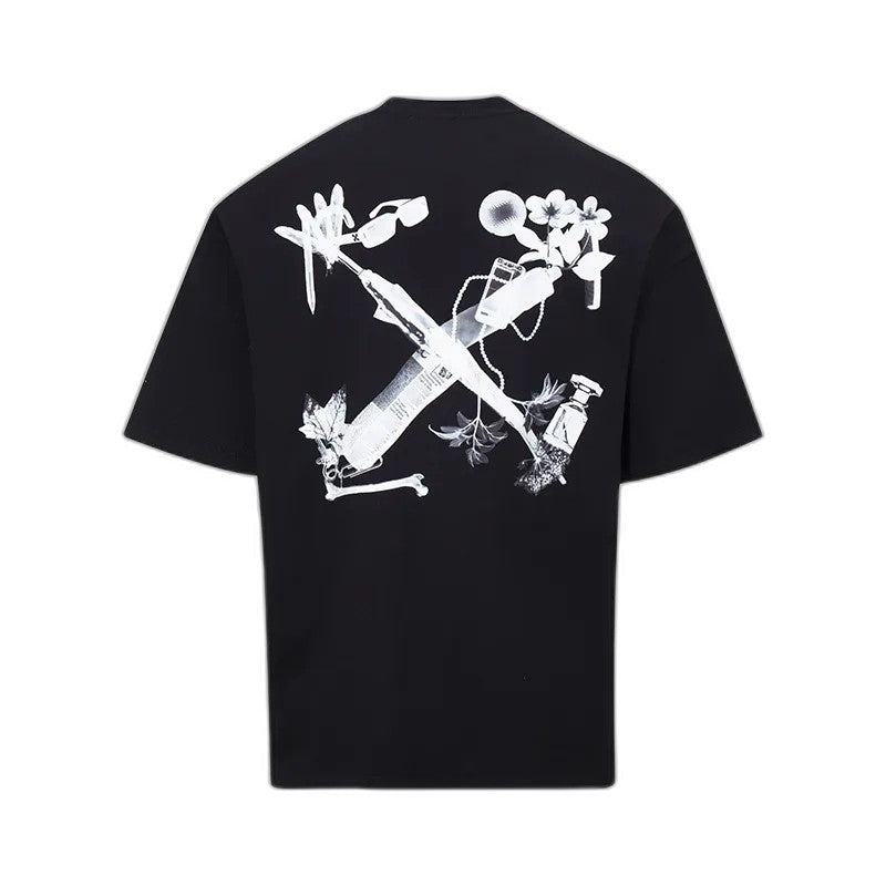 Off-White Short-Sleeve Tee 'Black/Grey'