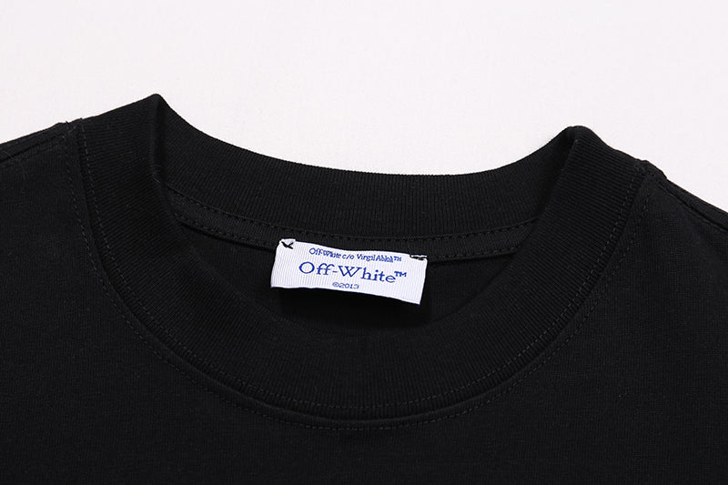 Off-White Short-Sleeve Tee 'Black/Grey'
