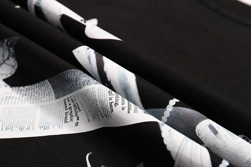 Off-White Short-Sleeve Tee 'Black/Grey'