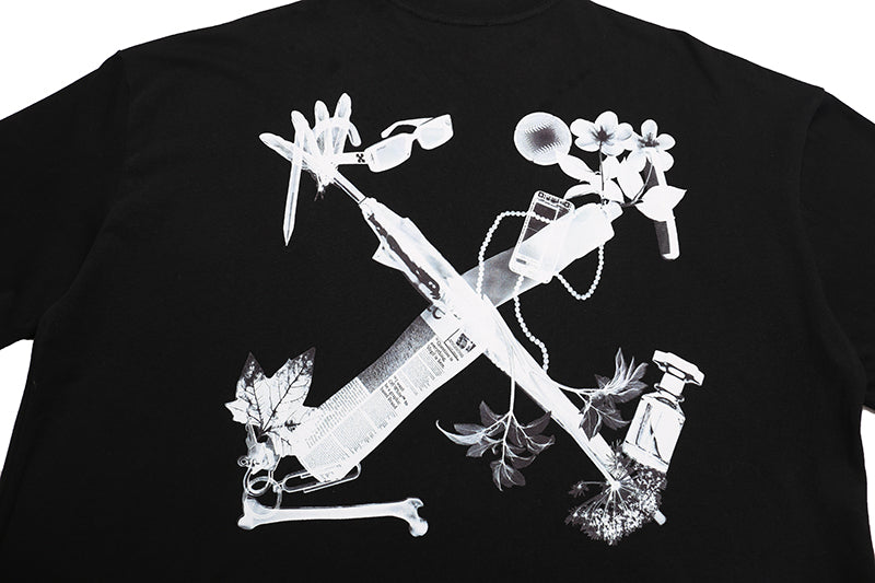 Off-White Short-Sleeve Tee 'Black/Grey'