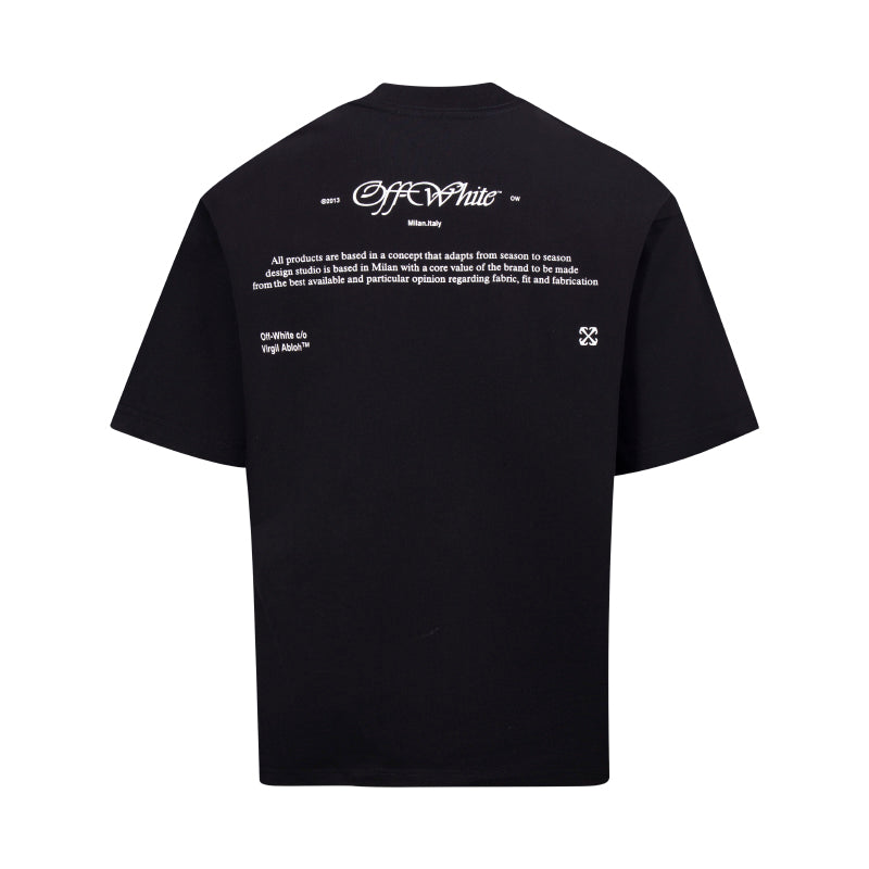 Off-White Script Mary Skate Tee 'Black'