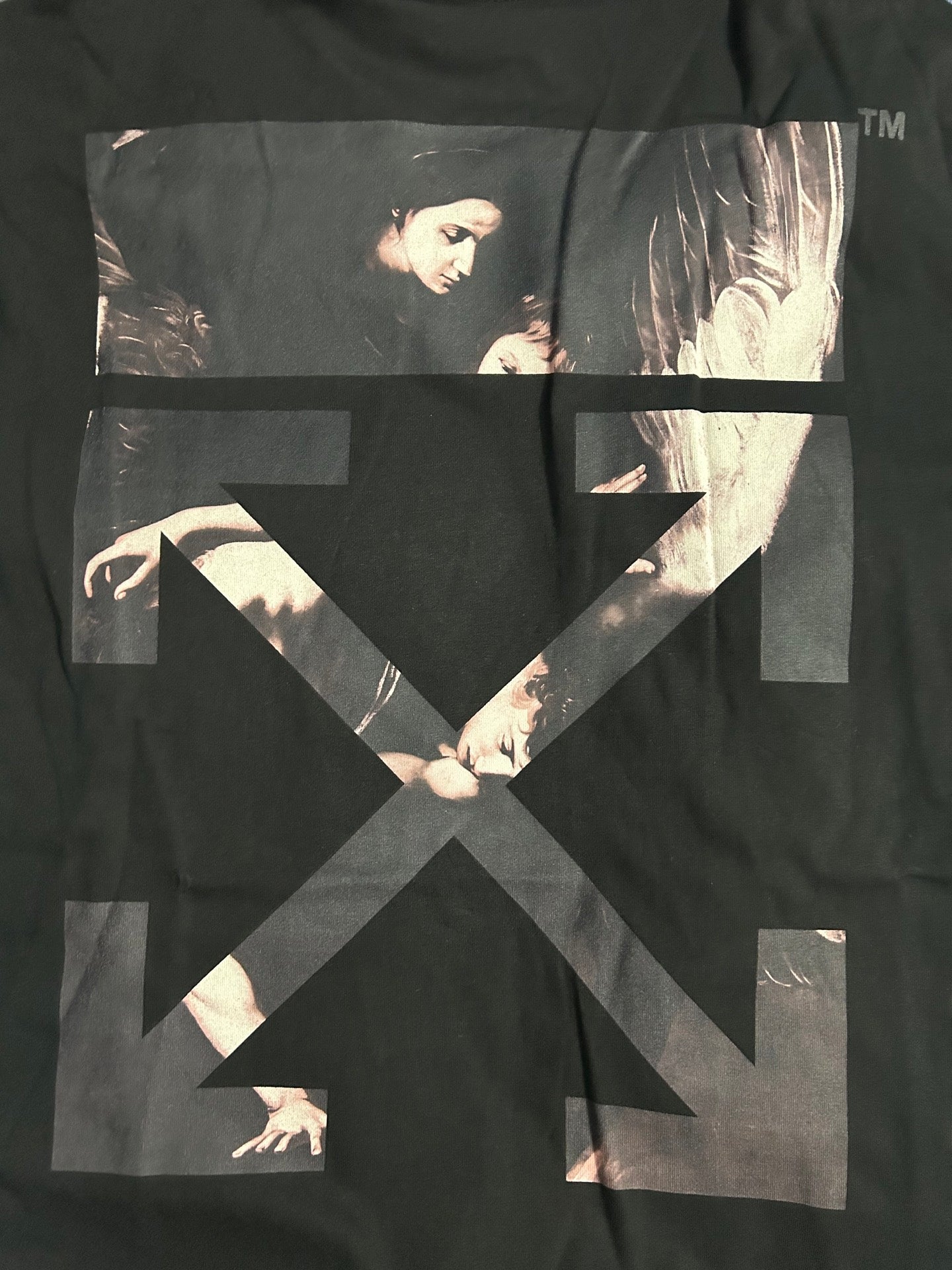 Off-White Caravaggio Arrow T-Shirt 'Black'