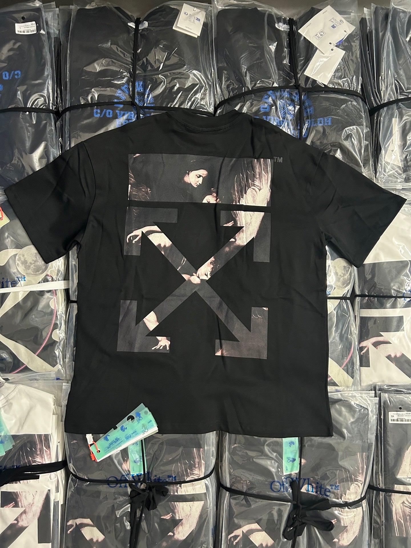Off-White Caravaggio Arrow T-Shirt 'Black'