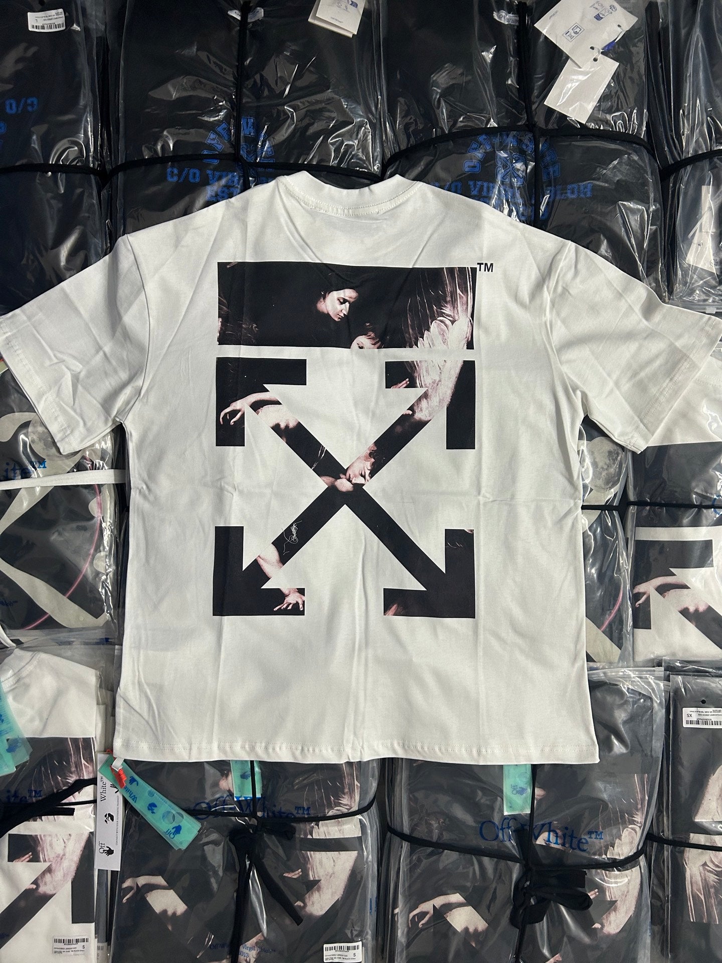 Off-White Caravaggio Arrow T-Shirt 'Black'