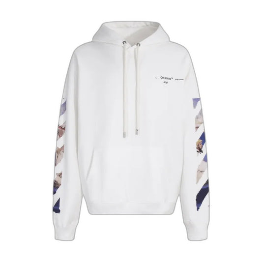 OFF-WHITE Edouard Manet Floating Studio Arrows Zip Up Hoodie