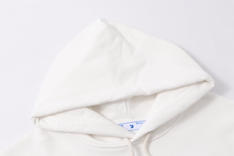 OFF-WHITE Edouard Manet Floating Studio Arrows Zip Up Hoodie