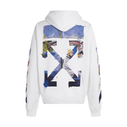 OFF-WHITE Edouard Manet Floating Studio Arrows Zip Up Hoodie