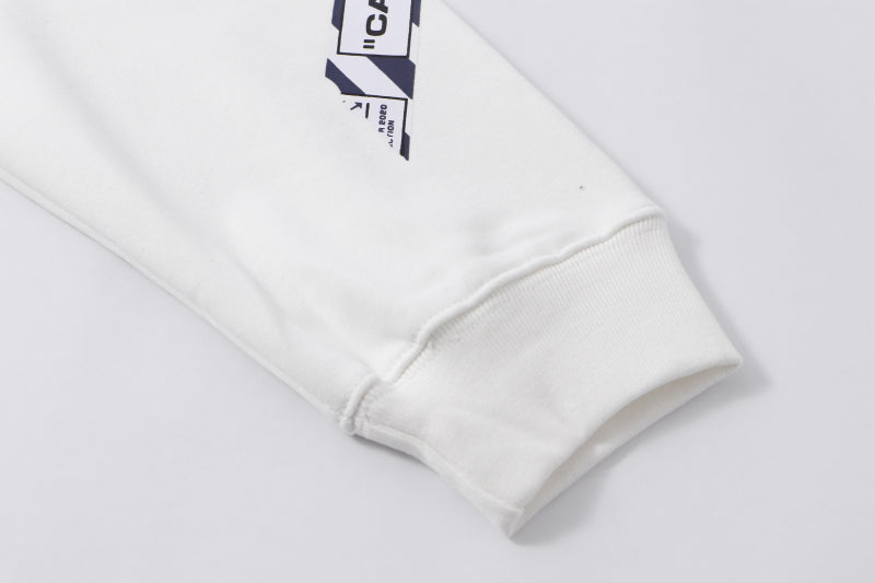 Off-White Airport Tape Slim Hoodie 'White'