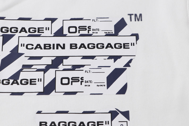 Off-WhiteBack Arrow Printing Loose