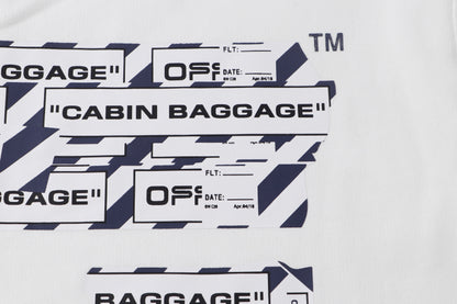 Off-White Airport Tape Slim Hoodie 'White'