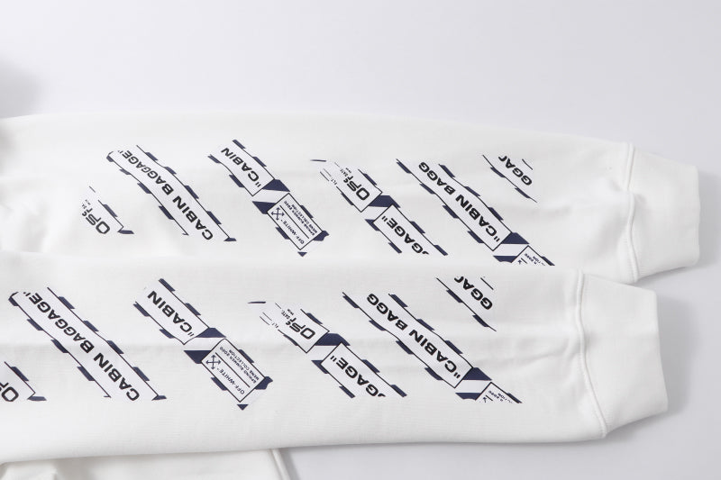 Off-WhiteBack Arrow Printing Loose