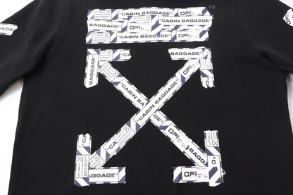 Off-WhiteBack Arrow Printing Loose