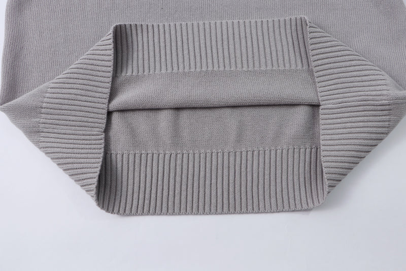 Off-WhiteSS21 Logo Pattern Round Neck Pullover Gray