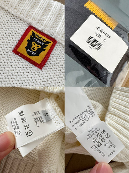 Human Made Knit Sweatshirt 'Navy'