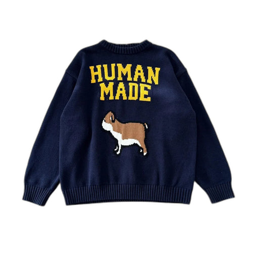 Human Made Knit Sweatshirt 'Navy'