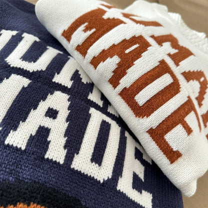 Human Made Dachs Knit Sweater Navy