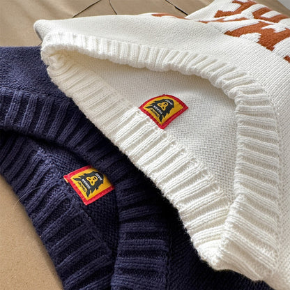 Human Made Dachs Knit Sweater Navy