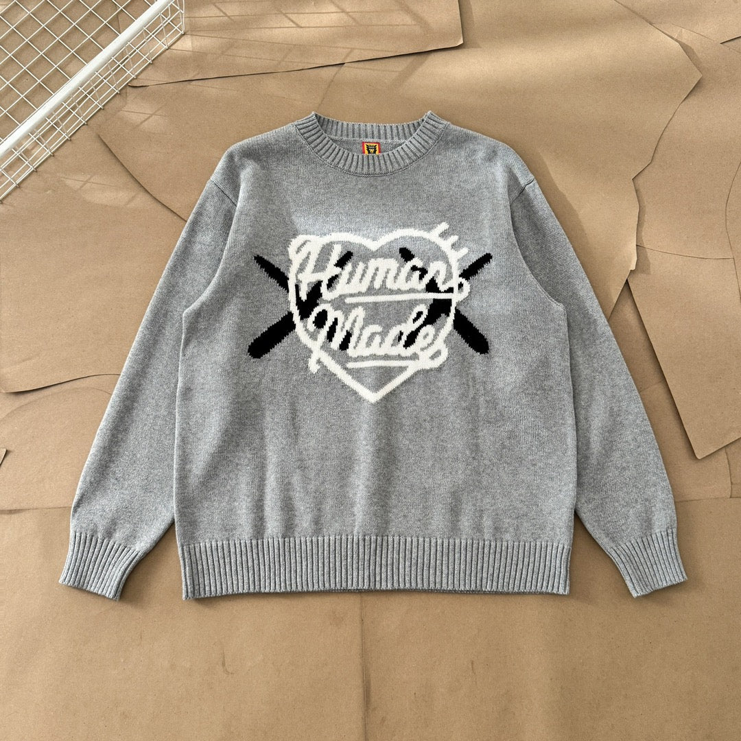 HUMAN MADE x KAWS Made Knit Sweater "Navy"