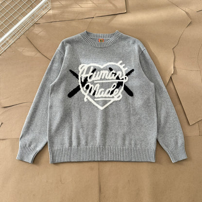 HUMAN MADE x KAWS Made Knit Sweater "Navy"