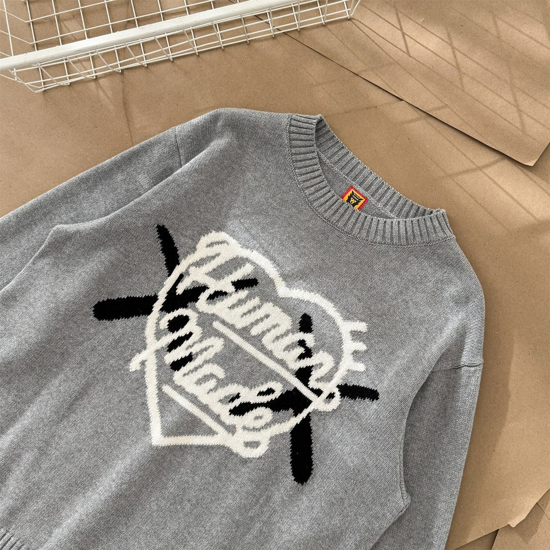 HUMAN MADE x KAWS Made Knit Sweater "Navy"